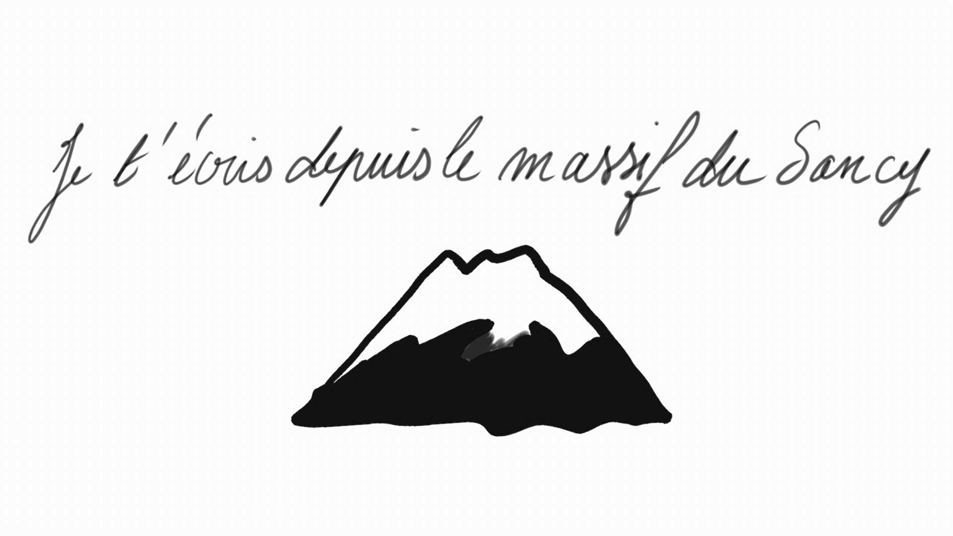 Message des Montagnes poster